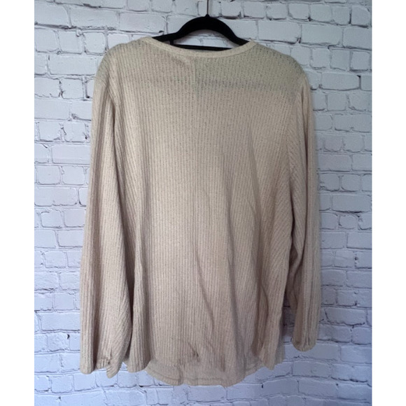 Maurices Cream with Lace Sweater Plus Size 3X - Picture 2 of 3